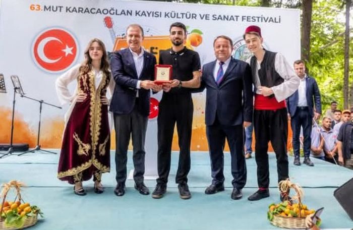 BAKAN SEER, 63. MUT KARACAOLAN KAYISI KLTR VE SANAT FESTVALݒNE KATILDI...