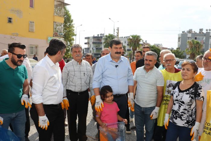 BAKAN YILDIZ, TEMZLK KAMPANYASI N YNE SOKAKLARDAYDI...