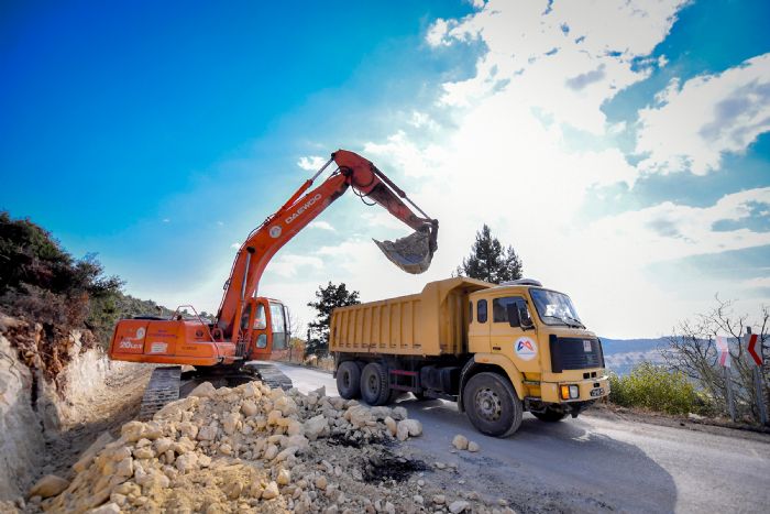 BYKEHR ERDEMLݒDE 17 KLOMETRELK YOLDA GENLETME ALIMASI YAPIYOR...