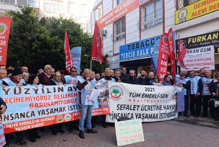 Emekliler tepkili...