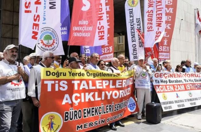 Kamu emekileri szleme ve grevli sendika hakk istiyor...