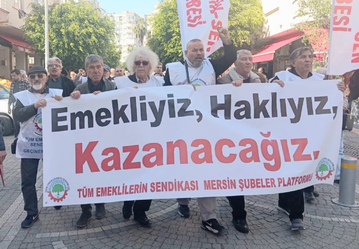 Mersin�de emekliler kararl�...