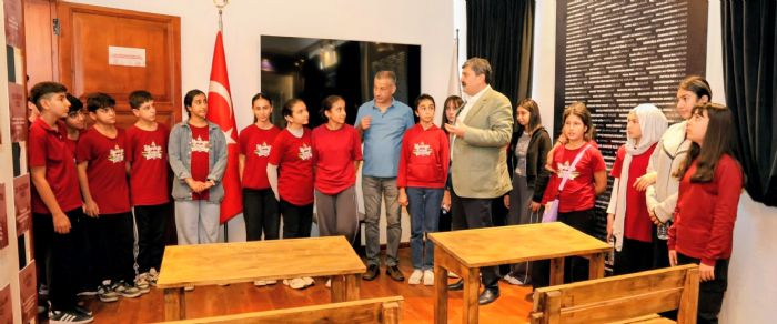 BAŞKAN YILDIZ, ÖĞRENCİLERLE KUVAYİ MİLLİYE KARARGÂHI’NDA BULUŞTU...